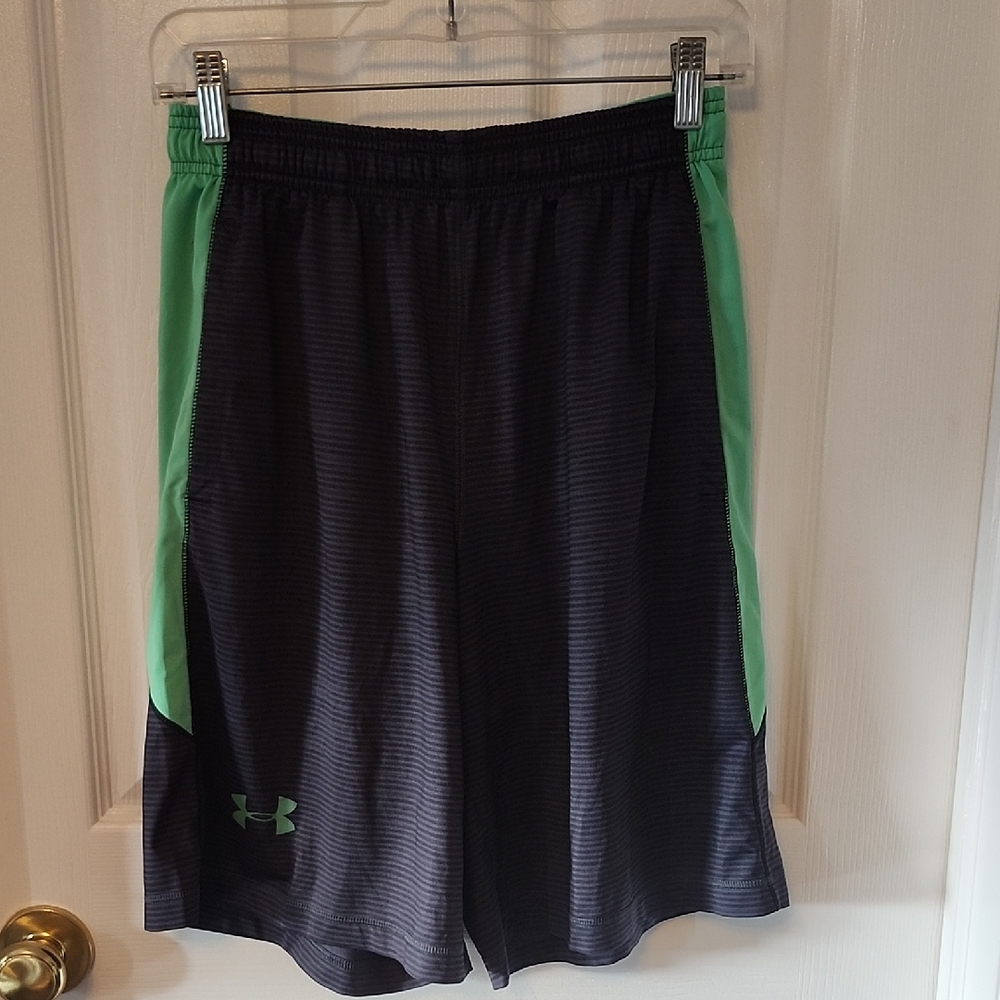 Under Armour Men's Athletic Shorts in Black and Green